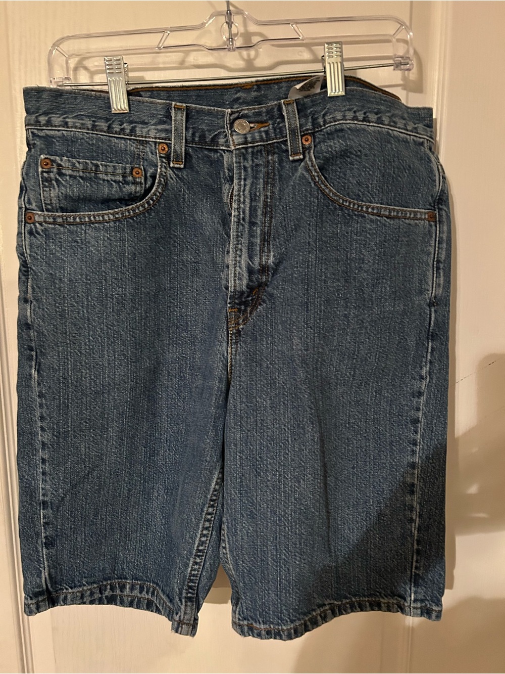 Levi's Men's Dark Blue Denim Jean Shorts